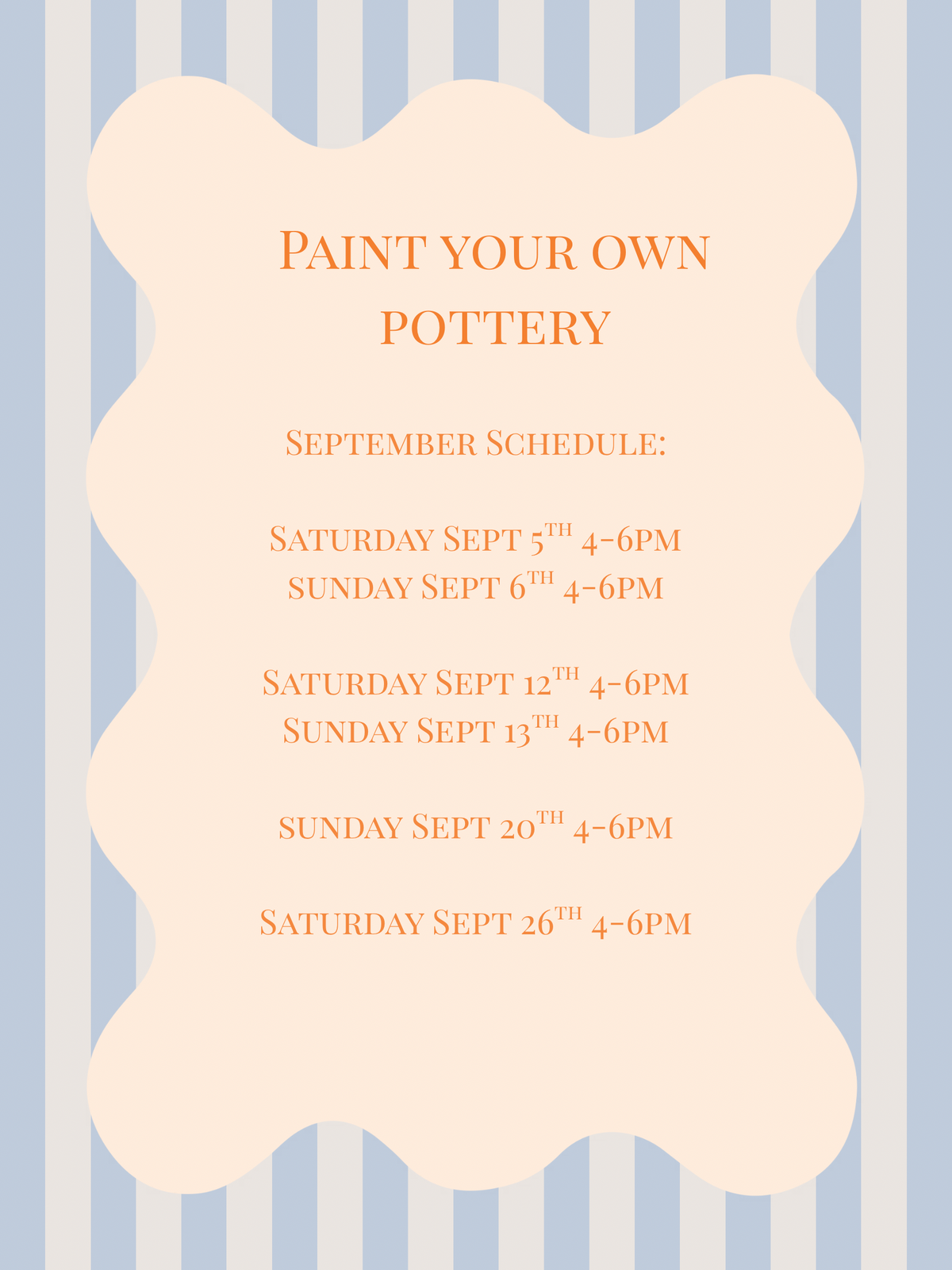 PYOP Ticket: Saturday Sept 5th 4-6pm